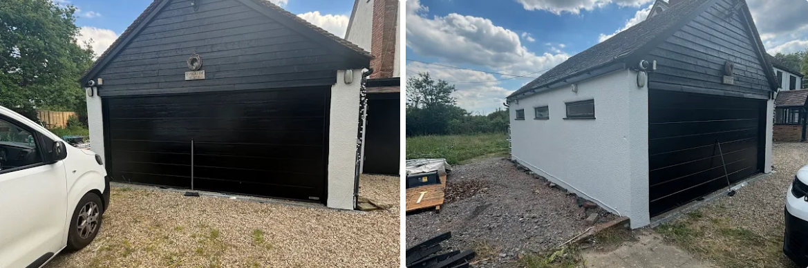 Garage painted in Limerick